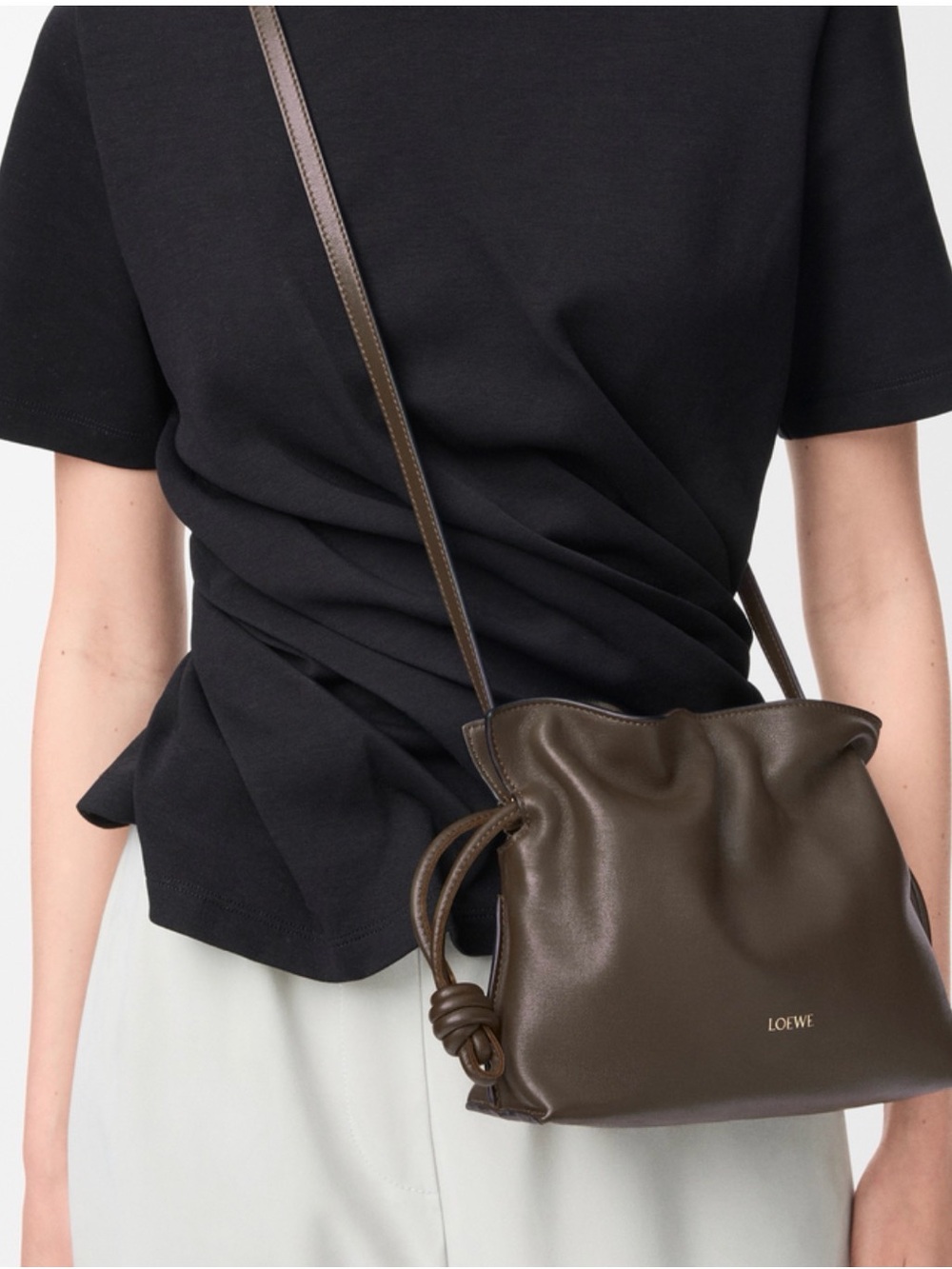 LOEWE Mini Flamenco in nappa calfskin leather - Picture 12 of 17